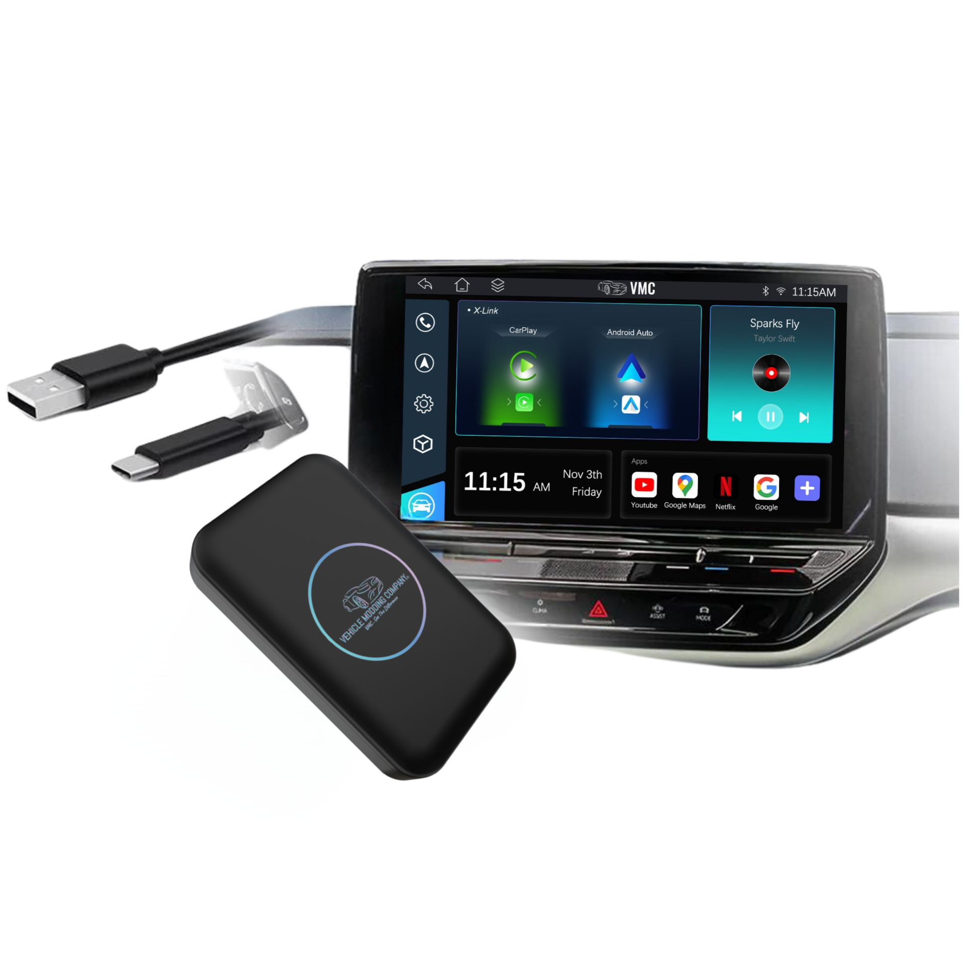 VMC Car Multimedia Box – Stream YouTube & Netflix