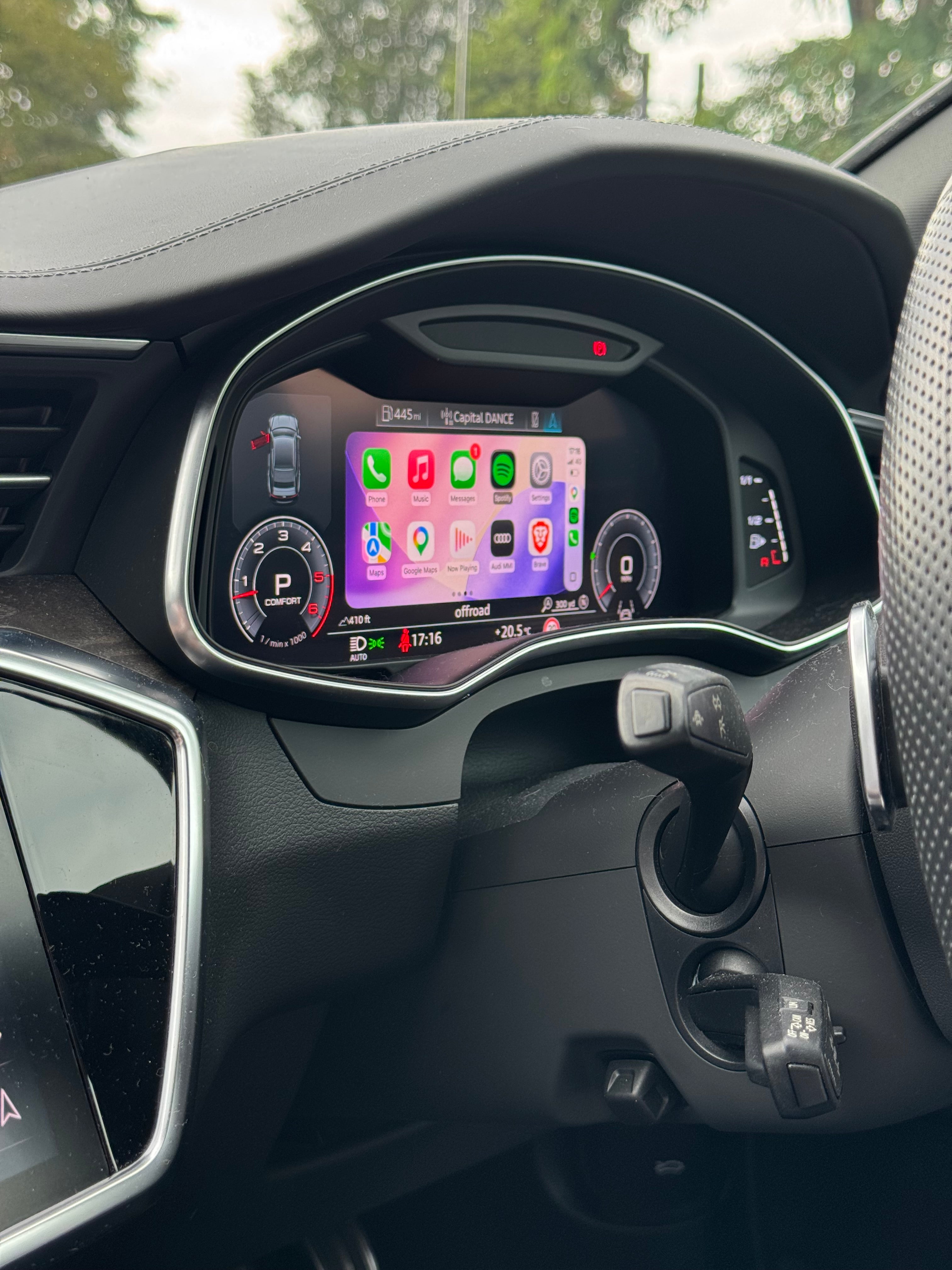 Audi MH2P OEM Virtual Cockpit CarPlay & Android Auto Display