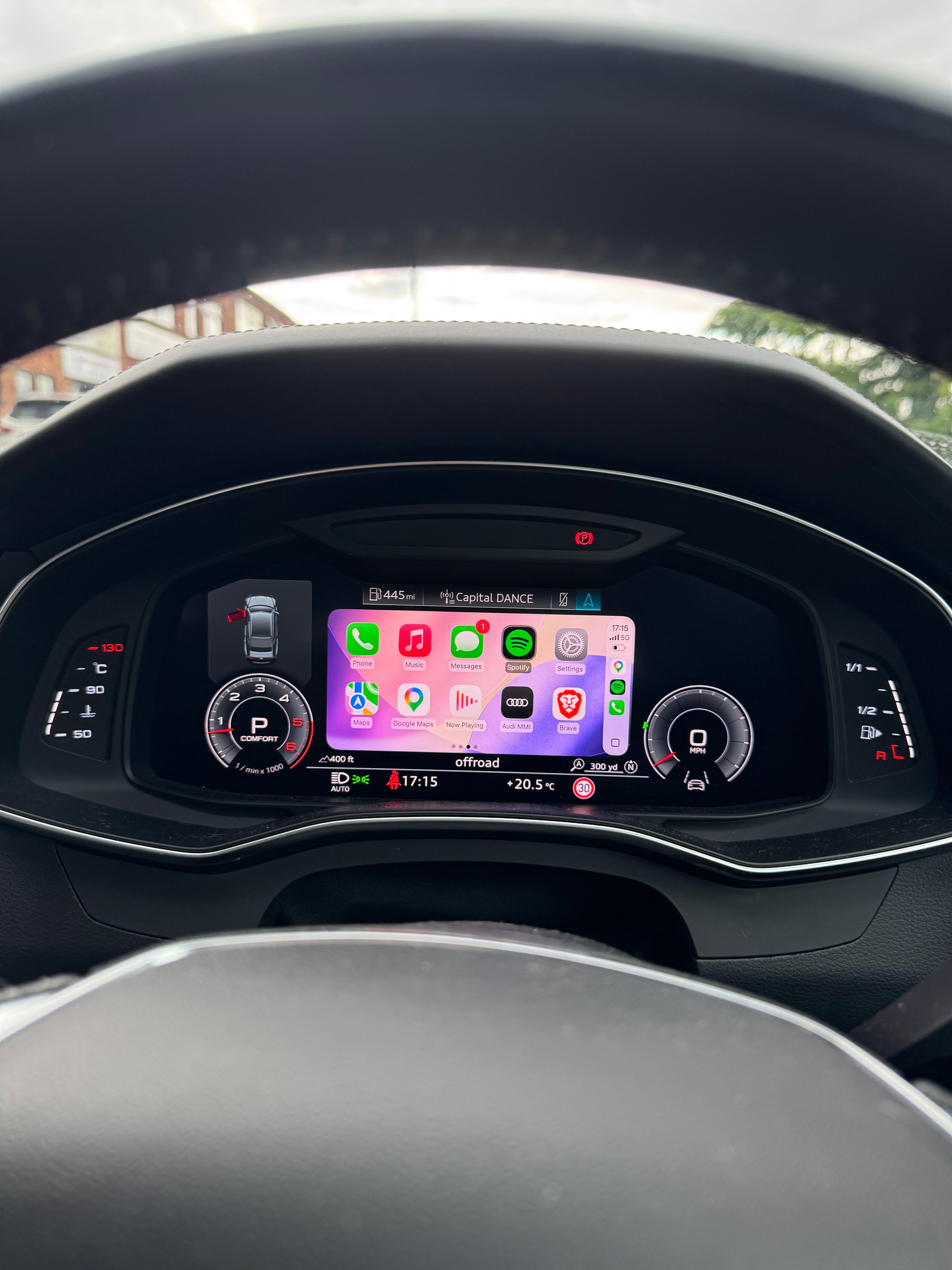 Audi MH2P OEM Virtual Cockpit CarPlay & Android Auto Display