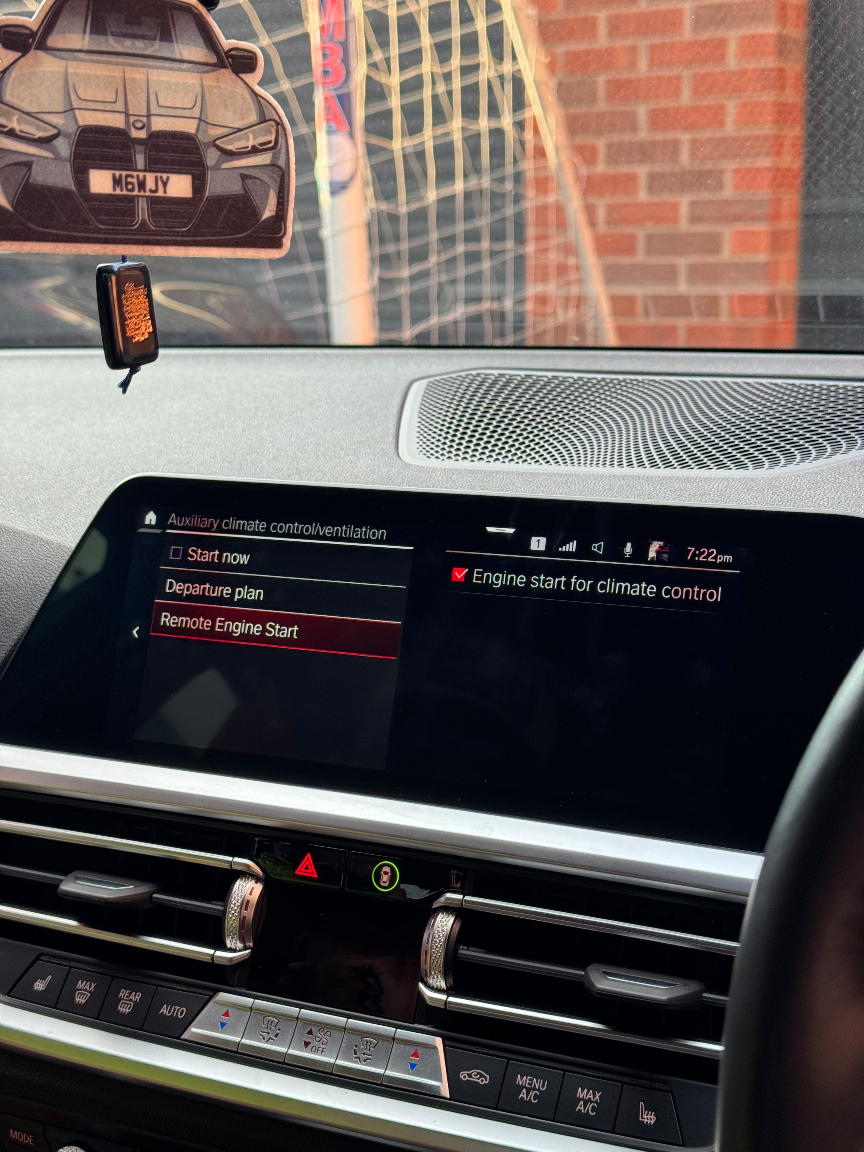 BMW G Series Remote Start OEM via Key Fob and MyBMW App